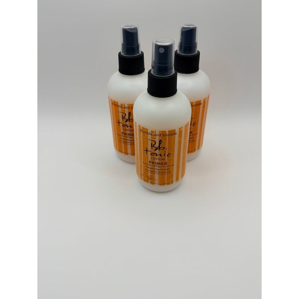 Bumble and bumble Tonic Lotion Primer 8.5 oz NEW Authentic 3 pack